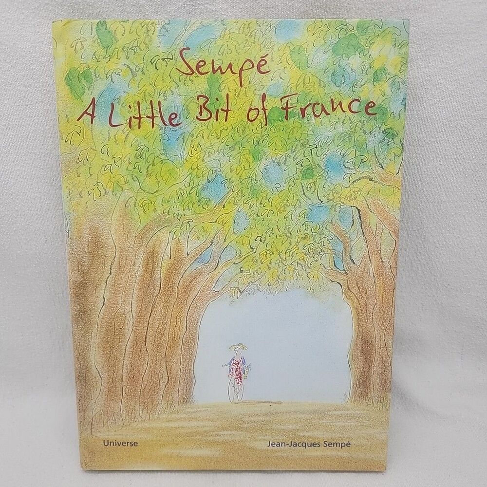 Book A Little Bit of France Jean-Jacques Sempé Hardcover Art Dust Jacket New